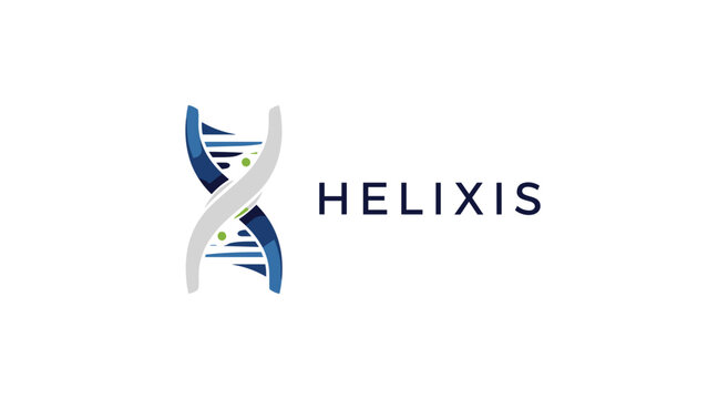 DNA Helix Logo Design for Biotech Company.