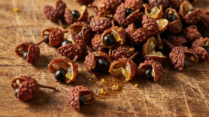 Obraz premium Authentic Sichuan Peppercorns: Spicy & Flavorful Spice