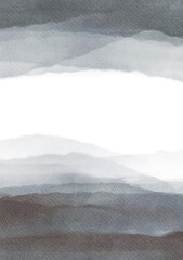 Soft gray and white watercolor layers create a minimal abstract texture, ideal as a calm background for design, branding, or web use. Vector banner design
