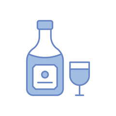 Champagne  vector icon