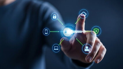 Interactive digital security interface with user interaction