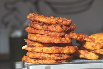 potato pancake as typical czech food