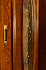 Obraz premium Interior doors with glass inserts and patterns