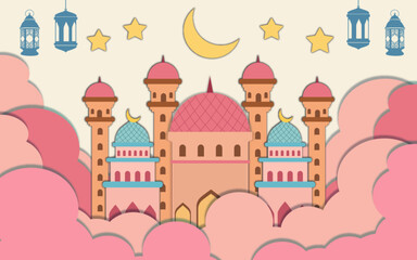 Ramadhan Kareem Mubarak background