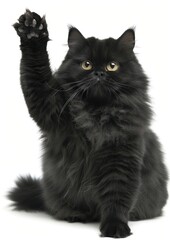 Obraz premium Cat background portrait animal.