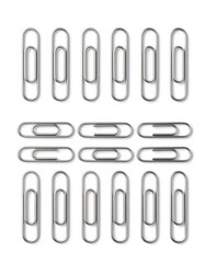 Colorful Paper Clips Isolated