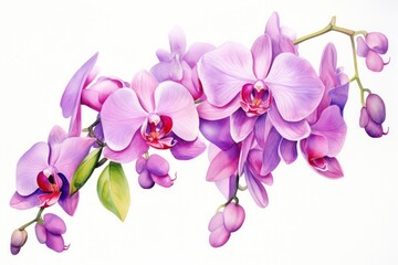 Obraz premium Orchid blossom flower plant.