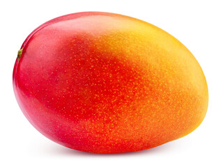 Mango isolated on transparent background. Mango png. Mango macro photo