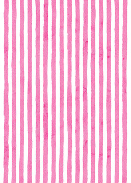 Hand Drawn Vibrant summer watercolor frame. Mediterranean style Border with wavy stripes and line in trendy, vintage styles. Perfect for quirky holiday, wedding, birthday gift decorations.