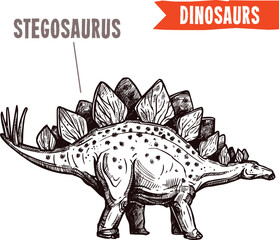 Isolated 3d render of a prehistoric green dinosaur beast on white and black backgrounds or a tree, featuring a cute jurassic reptile illustration of an extinct big creature © ARIEN BADHON