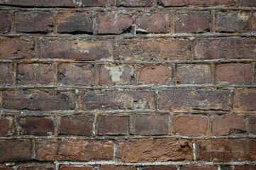 Fototapeta premium old brick wall close up