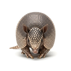 Armadillo isolated on white
