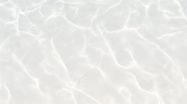 真っ白でクリーンな水面の揺らぎと波の背景素材