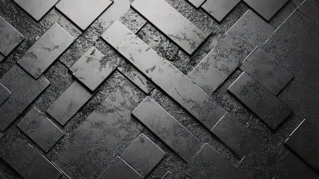 Dark stone tile floor texture pattern
industrial geometric surface background
architecture material concept 4K HD Video