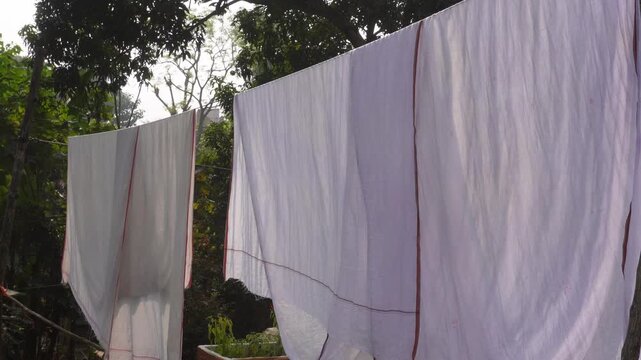 Classic White Laundry on Line