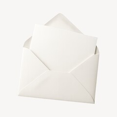 Blank envelope with card.