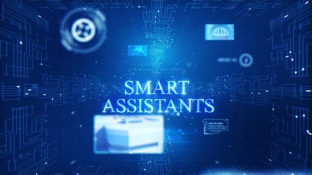 Smart Assistants Technology Promo
