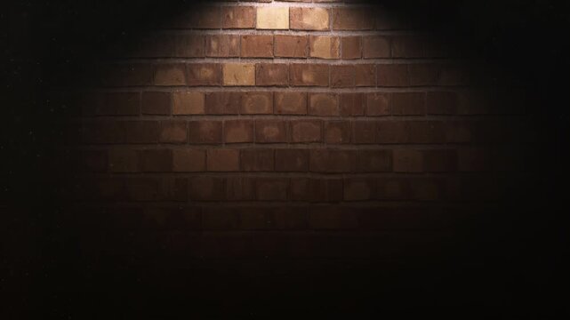 bricks loop movement on a dark background