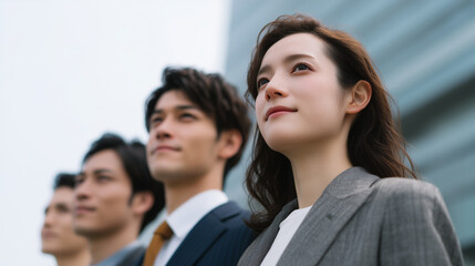 Business team teamwork leadership corporate success confidence portrait office professional business team teamwork leadership