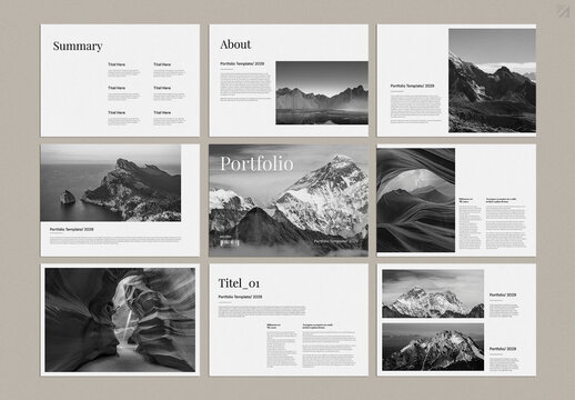 Portfolio Book Template