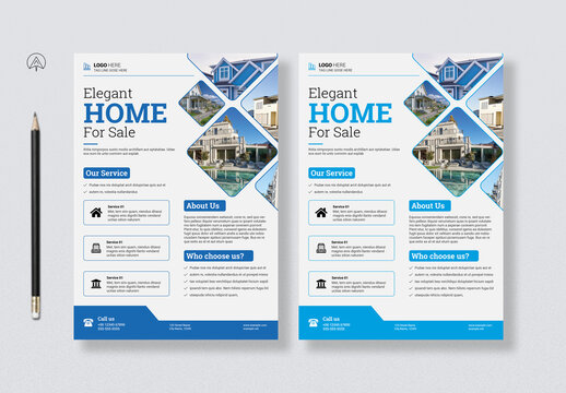 Elegant Home Flyer Layout