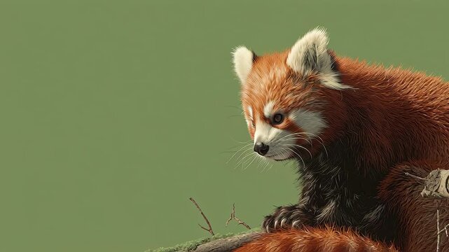 Red Panda Portrait - A Glimpse into the Wild.