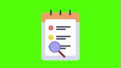 Planning with Purpose: A meticulously designed planner stands before a vibrant green backdrop, showcasing an organized layout and checklist.