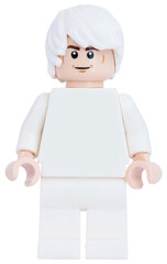 Naklejka premium Dortmund - Deutschland 19. Januar 2026 - Lego Minifigure ganz in der Farbe weiß