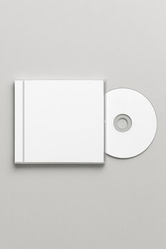 Blank CD case and disc