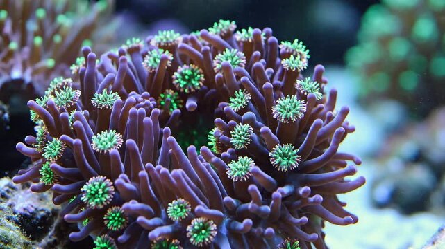 Colorful coral reef underwater world with vibrant marine life  