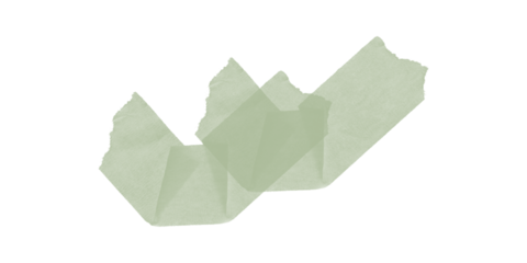 Abstract textured translucent masking tape light green torn edges layered on black background unique creative graphic