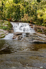 View of the Paraty waterfalls, Rio de Janeiro, Brazil