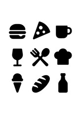 Food & Beverage Icon Sheet