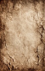 Fototapeta premium A textured, aged paper background featuring creases and a weathered appearance, ideal for vintage-themed designs and presentations.