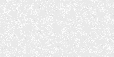 Delicate white floral pattern on a light gray background texture