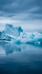 Beautifully Great icebergs in Greenland