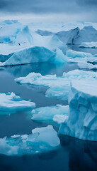 Beautifully Great icebergs in Greenland