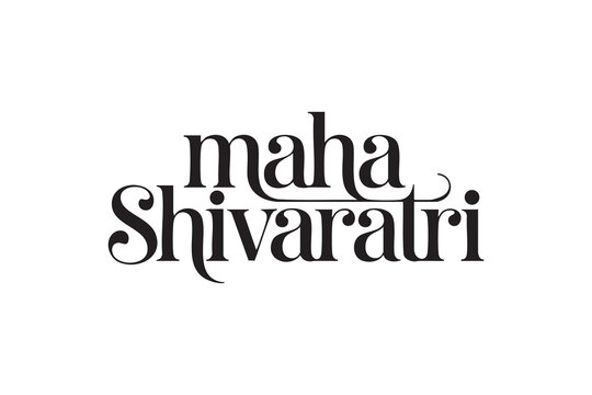 Maha Shivaratri Typography Lettering Designs &ndash; Modern Calligraphy & Creative Text Art