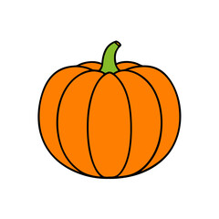 pumpkin isolated on white