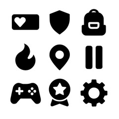 Gaming Interface Icon Sheet