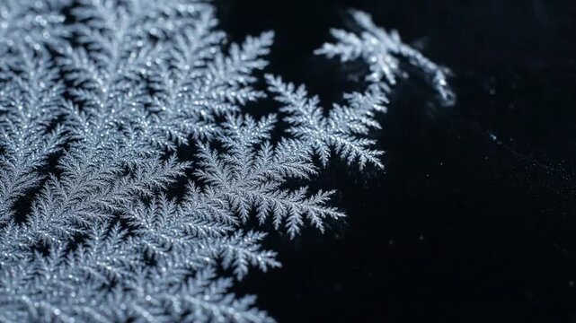 Abstract ice patterns Intricate network
