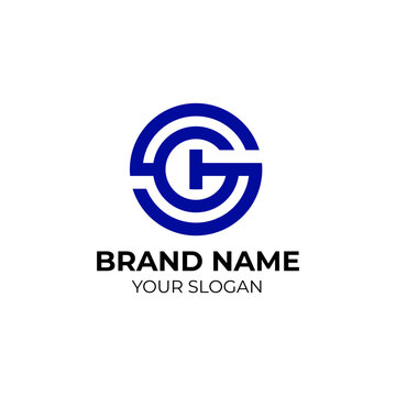 Modern SGI Lettermark Circle Logo Design for Corporate Branding