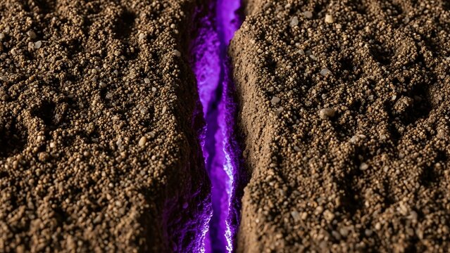 FluorescentPurpleSpinalScanHighlightingCentralNervousSystemStructureInHighContrastImaging