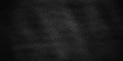 Fototapeta premium Dark black old wall paper grunge background. black blackboard and chalkboard texture. Dark black concrete wall texture element vintage grunge charcoal paint rough, distress backdrop background.