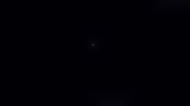 Camera flashes at a stadium concert animation on black background. Bright flashes for overlay- Photographer camera flashes. Studio light flash on dark background. Bright spotlights and lens flares.