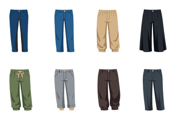 Stylish array of colorful shorts on a subtle gradient background