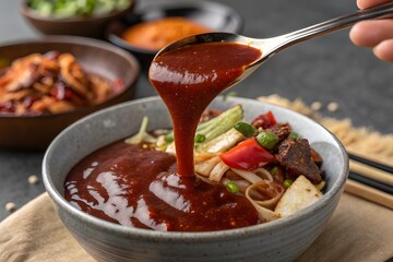 Japanese Salisbury steak with demiglace sauce