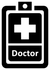 Obraz premium Doctor identification badge