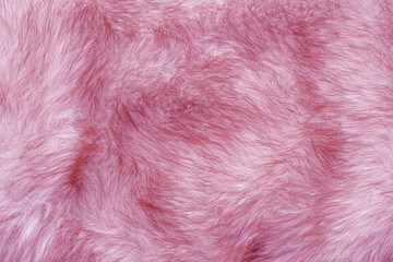 Obraz premium Soft fluffy light pink fur fabric texture background with deep shadows and beautiful highlights