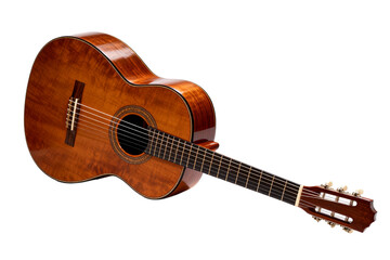 Obraz premium Acoustic Classical Guitar with Natural Finish